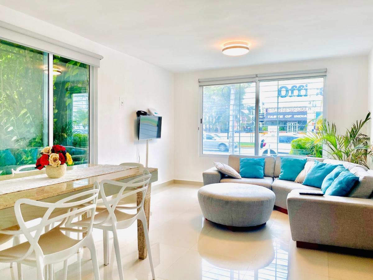 Apartamento cálido y moderno en la entrada de la zona hotelera Cancún Exterior foto