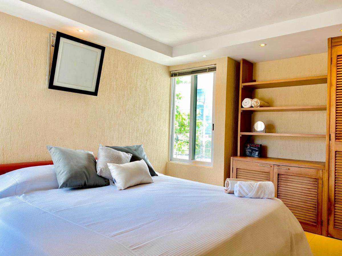 Apartamento cálido y moderno en la entrada de la zona hotelera Cancún Exterior foto